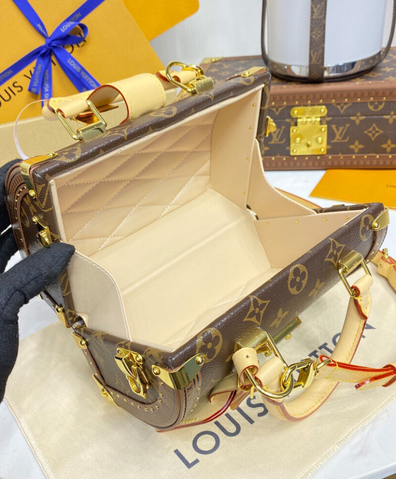 Louis Vuitton Speedy Trunk 20 Monogram M11154 Brown